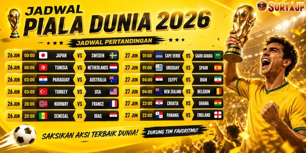 EVENT GOLDEN TIKET PIALA DUNIA SURYAJP 2026